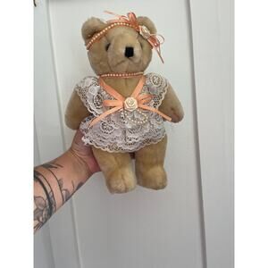 Vintage wedding bear